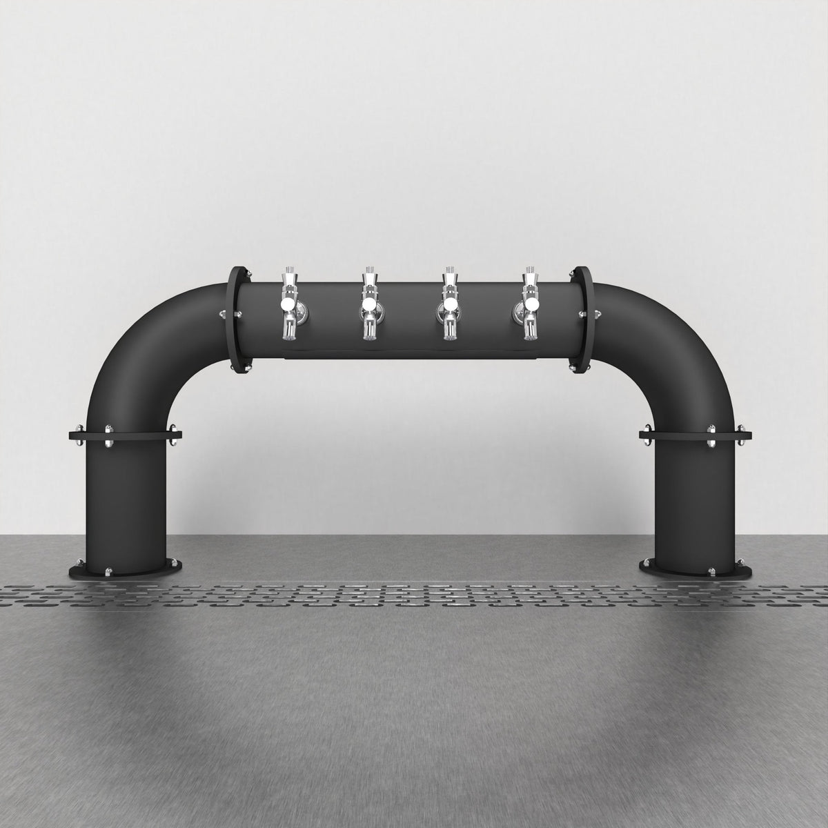 Tour à bière Arcadia Pont 4 po — noir mat