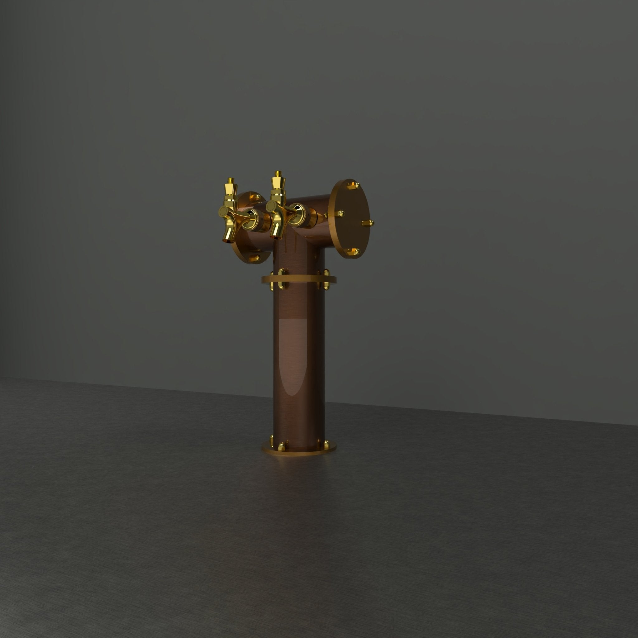 Arcadia Duo Copper 3in | Antique