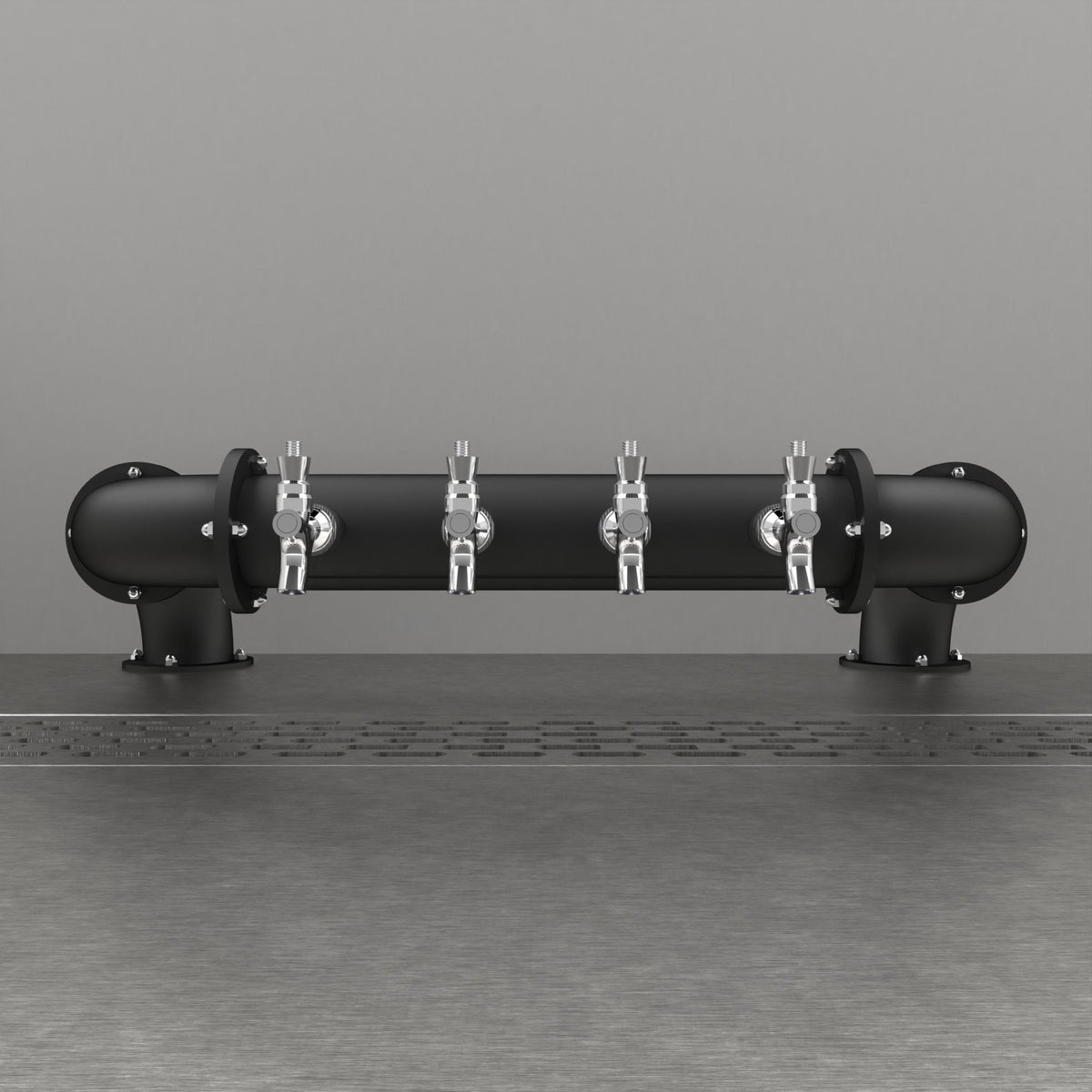 Arcadia Low Profile 3in — Matte Black beer tower