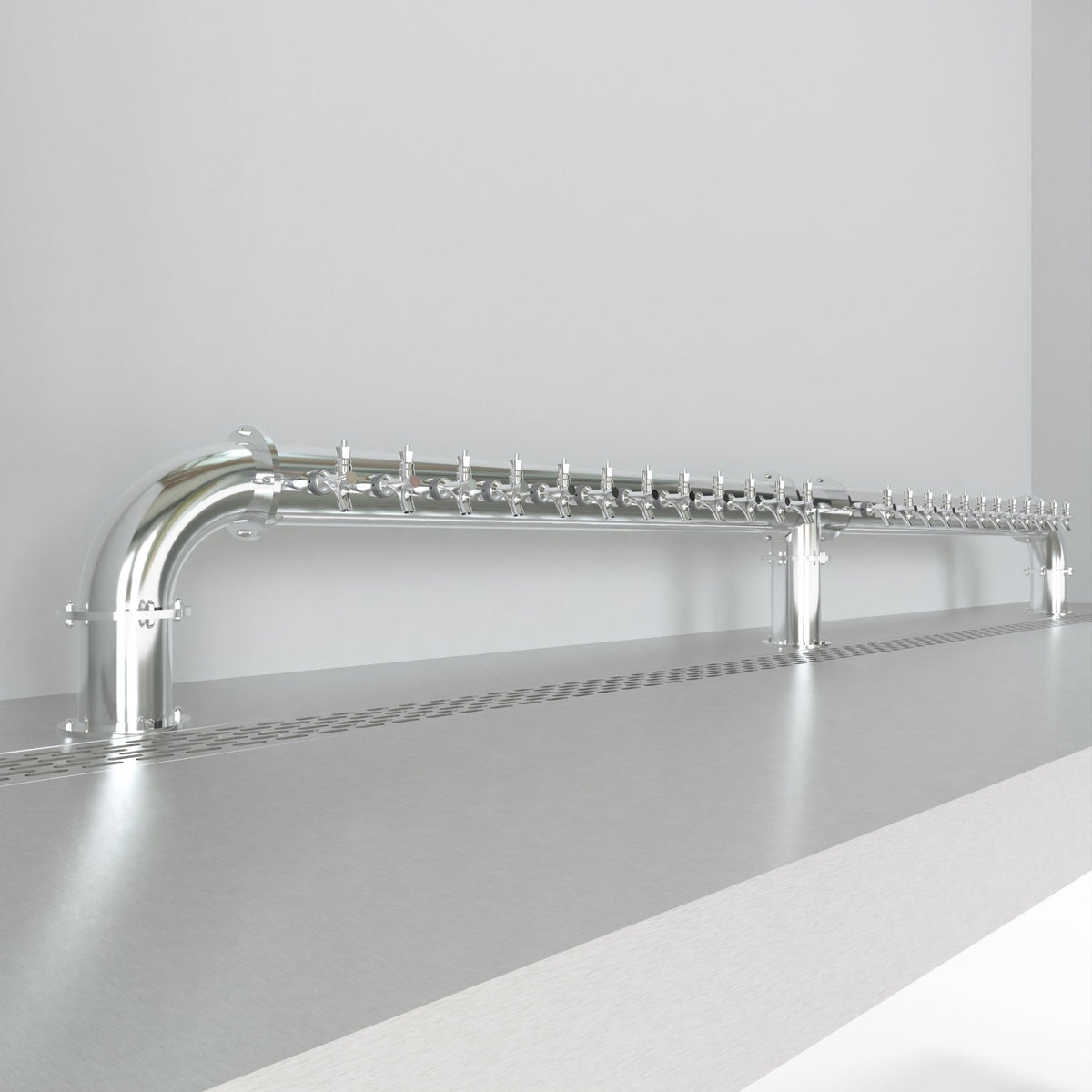 Arcadia M Bridge 4in — Polished beer tower