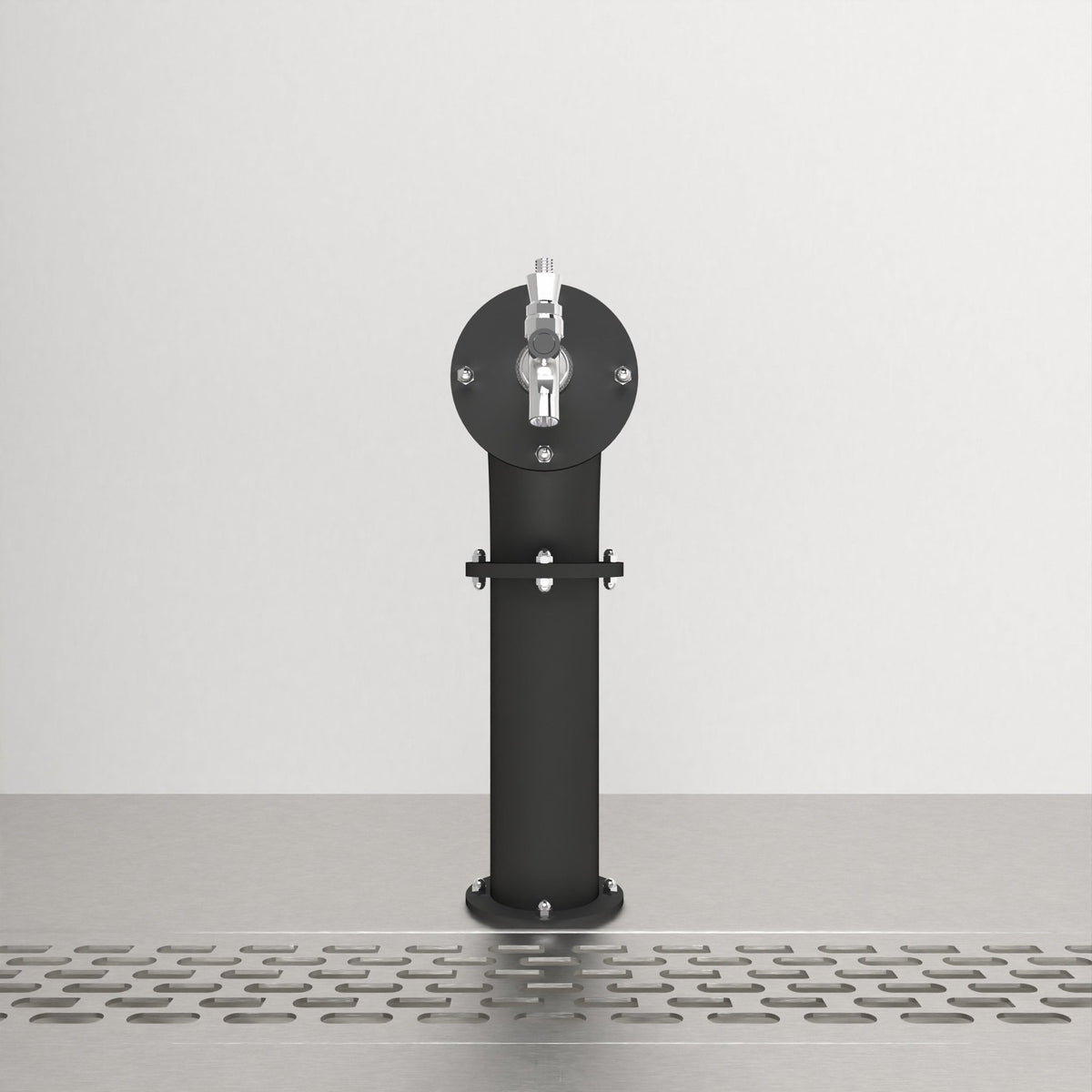 Arcadia Single 3in — Matte Black beer tower