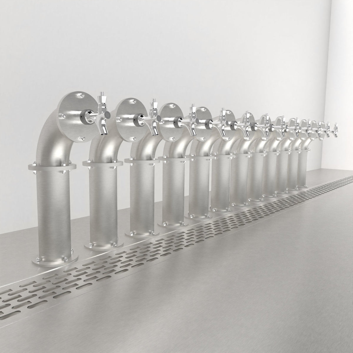 Arcadia Single 3in — Brushed beer tower