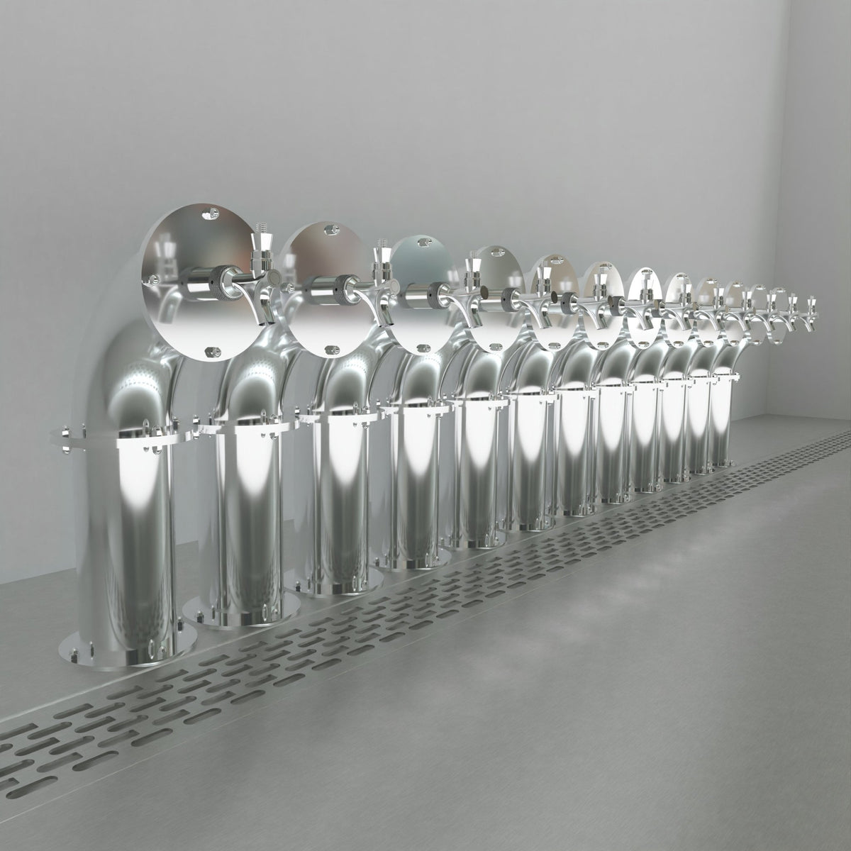 Arcadia Single 4in — Polished beer tower
