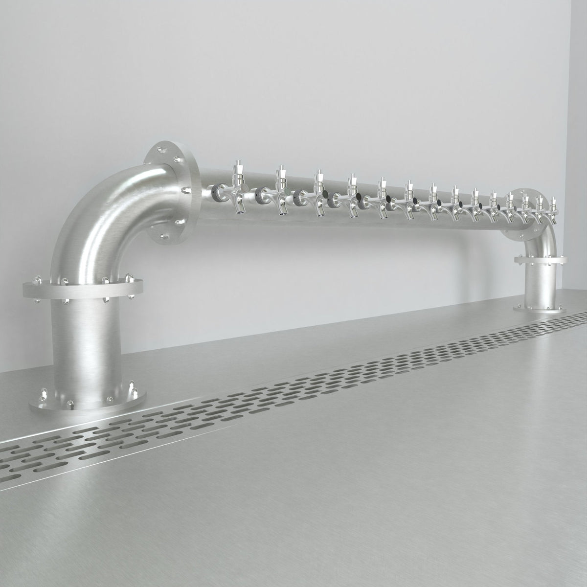 Odyssey Bridge 4in — Brushed beer tower