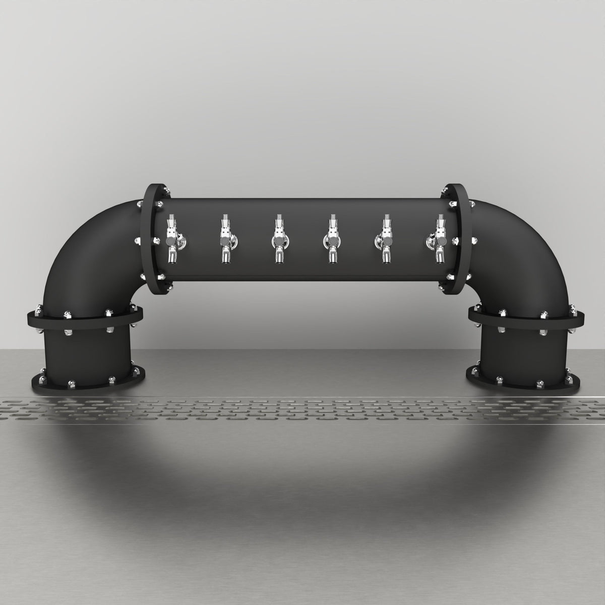 Odyssey Bridge 6in — Matte Black beer tower