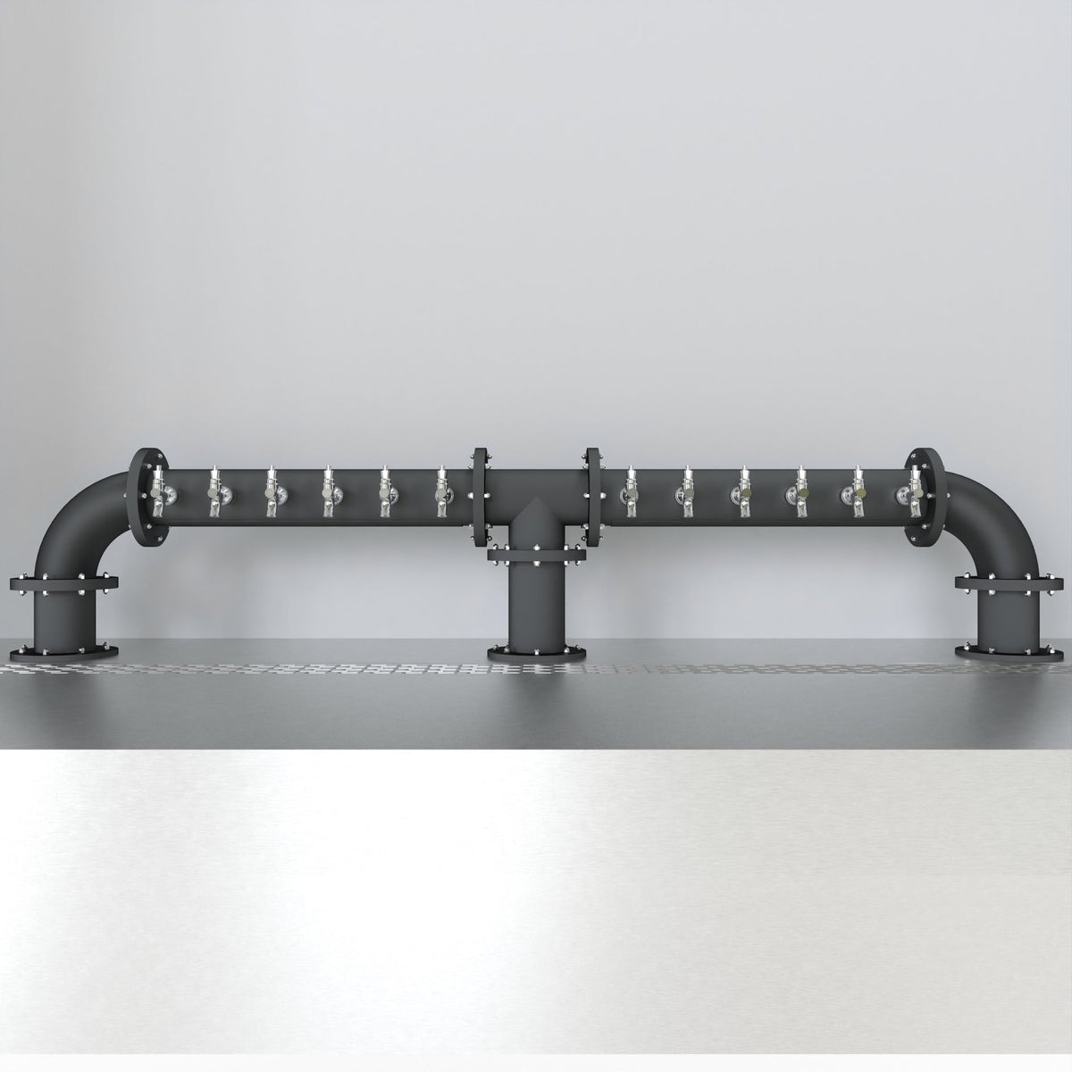 Odyssey M Bridge 4in — Matte Black beer tower