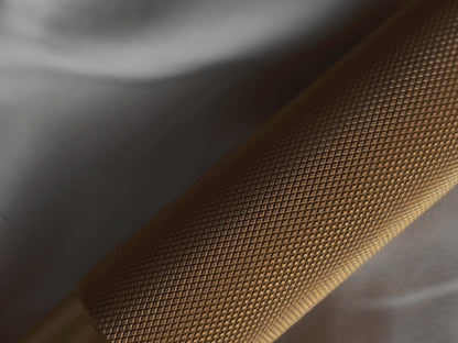 Aluminium knurled beer tap handle