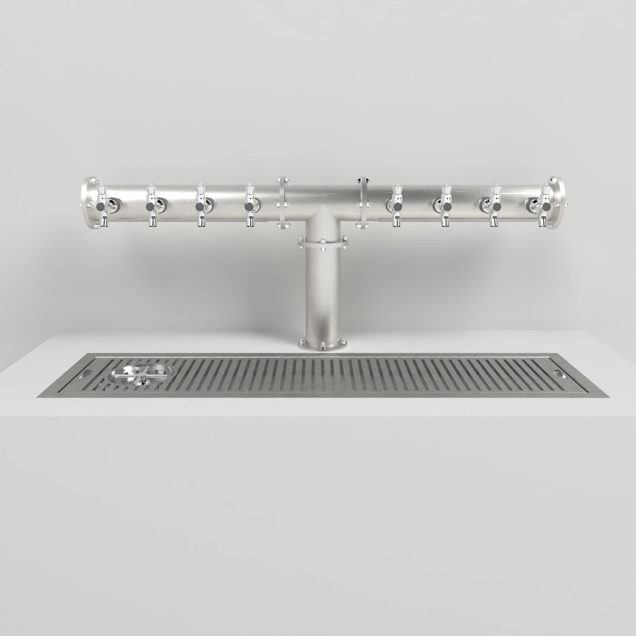 Recessed Drip Tray | Glass Rinser & Drain