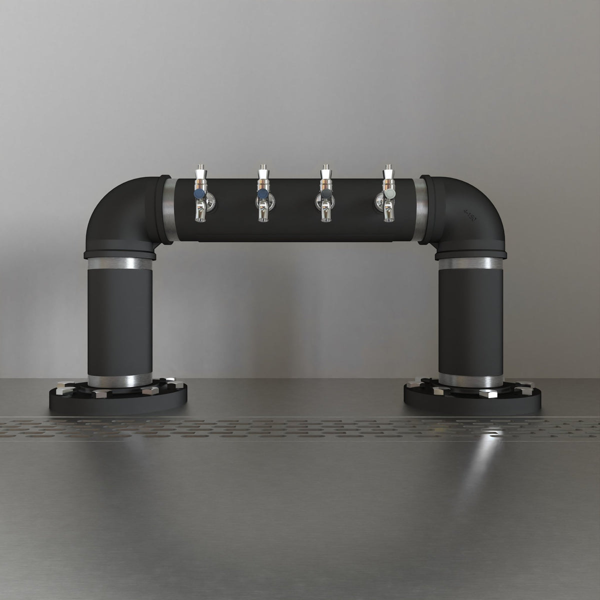Tour à bière Rough Pont 4 po — noir mat
