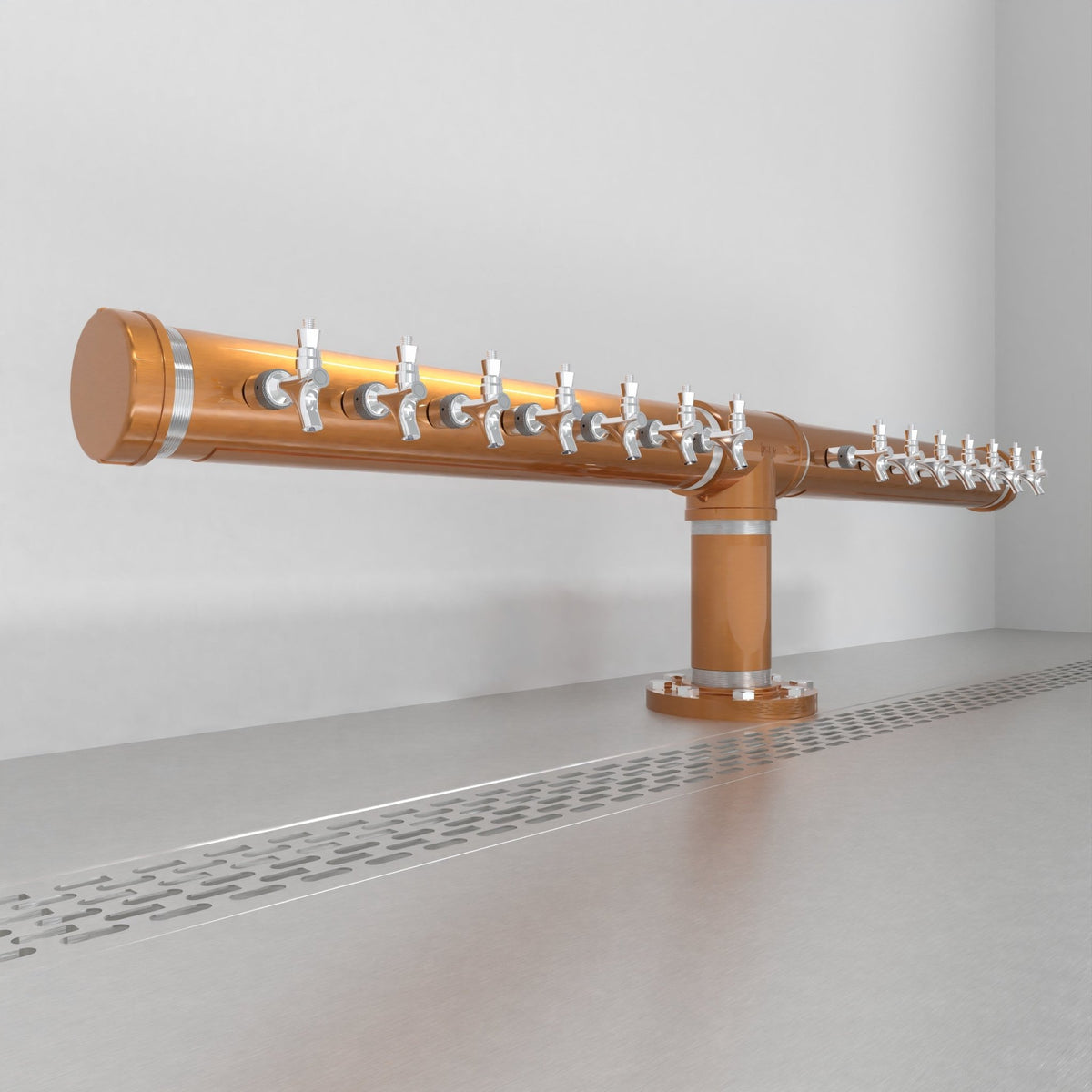 Rough Tee 4in — Candy Copper beer tower