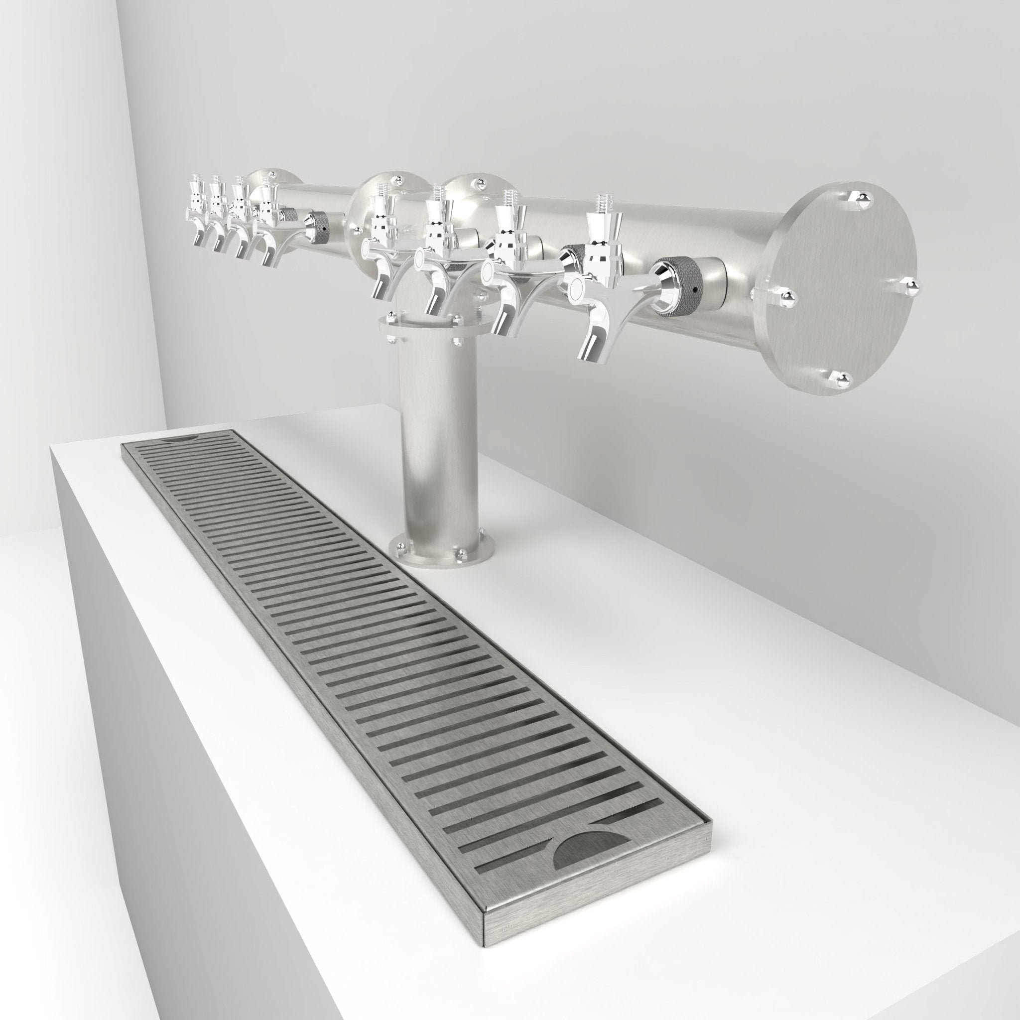 Brushed Stainless Steel - Standard Countertop Drip Tray – Fût Mauricie